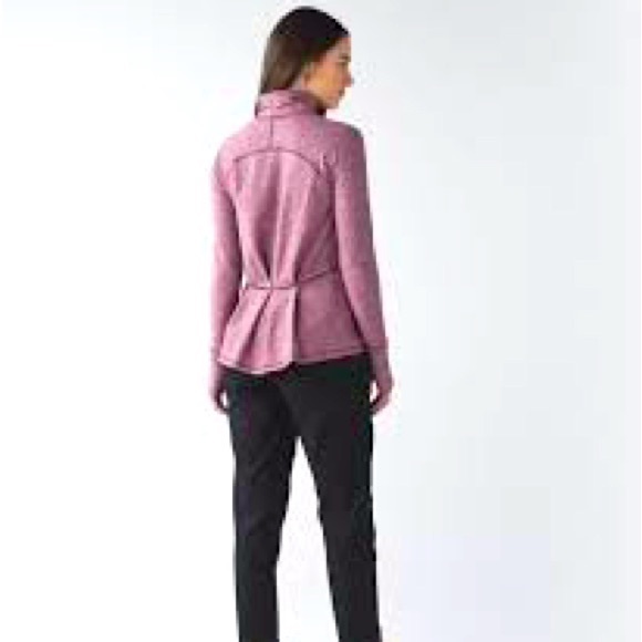 lululemon athletica Tops - Lululemon peplum Warm your core long sleeve shirt 6 8 medium pleated back